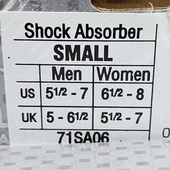 Vasyli Unisex Full-Length Shock Absorber Custom Orthotics - S - Picture 12 of 13